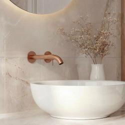 SB Round 316 εντοιχισμένη μπαταρία νιπτήρα από ανοξείδωτο ατσάλι 102mm