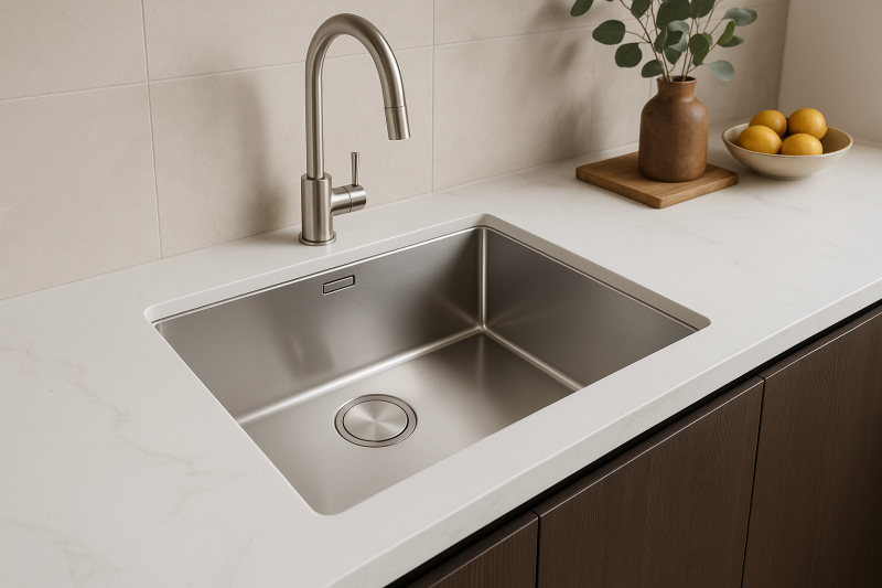 Φράνκε Μύθος MYX 110.50 ανοξείδωτος νεροχύτης 50x40cm υποκατασκευή 122.0638.199