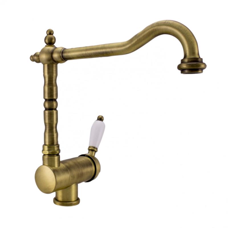 PB Vintage Νοσταλγική μπαταρία κουζίνας πτυσσόμενη βρύση παραθύρου Μπρονζέ 1208953756