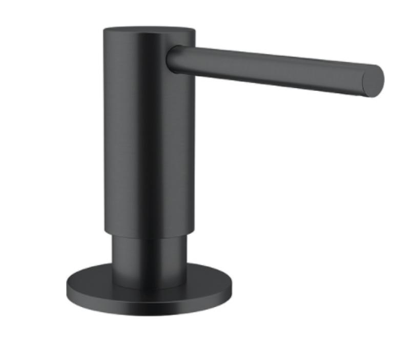 Φράνκε Άτλας βουρτσισμένο μαύρο εντοιχισμένο δοσομετρητή σαπουνιού 112.0717.102