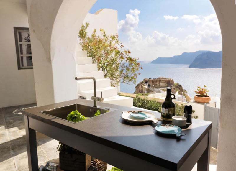 Φράνκε Μπαταρία Κουζίνας Atlas Neo με περιστρεφόμενο στόμιο pvd gun metal 115.0628.207