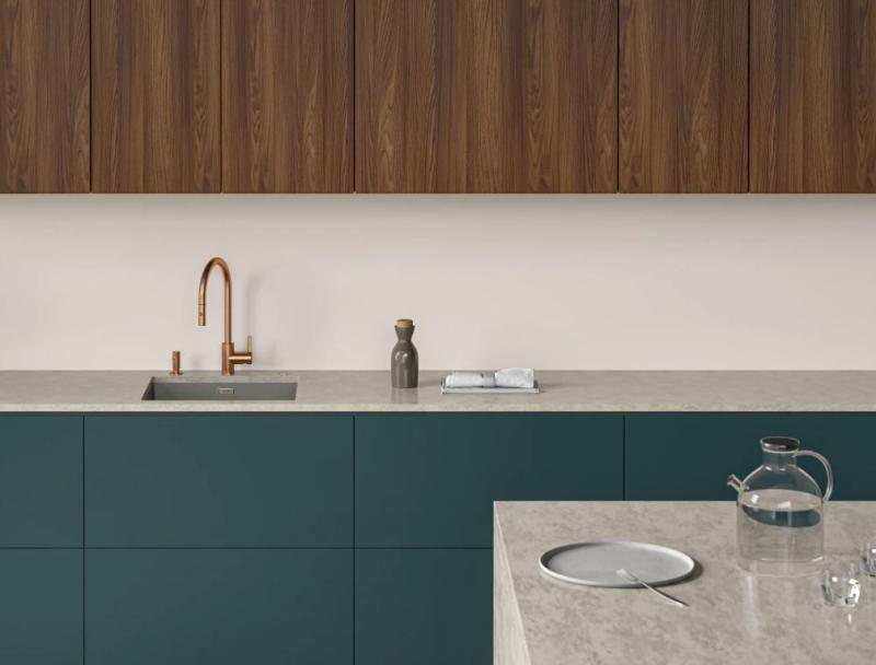 Φράνκε χάλκινη μπαταρία κουζίνας Eos Neo με αποσπώμενο στόμιο εκροής PVD copper 115.0628.254