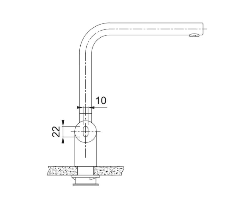 Franke μαύρος αισθητήρας με βουρτσισμένη επιφάνεια Μπαταρία κουζίνας Atlas Neo περιστρεφόμενη έξοδος 115.0625.525