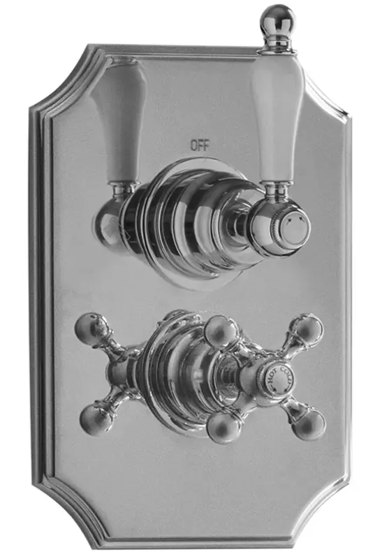 PB κλασικός νοσταλγικός εντοιχισμένος θερμοστάτης με εκτροπέα χρώμιο 1208953839