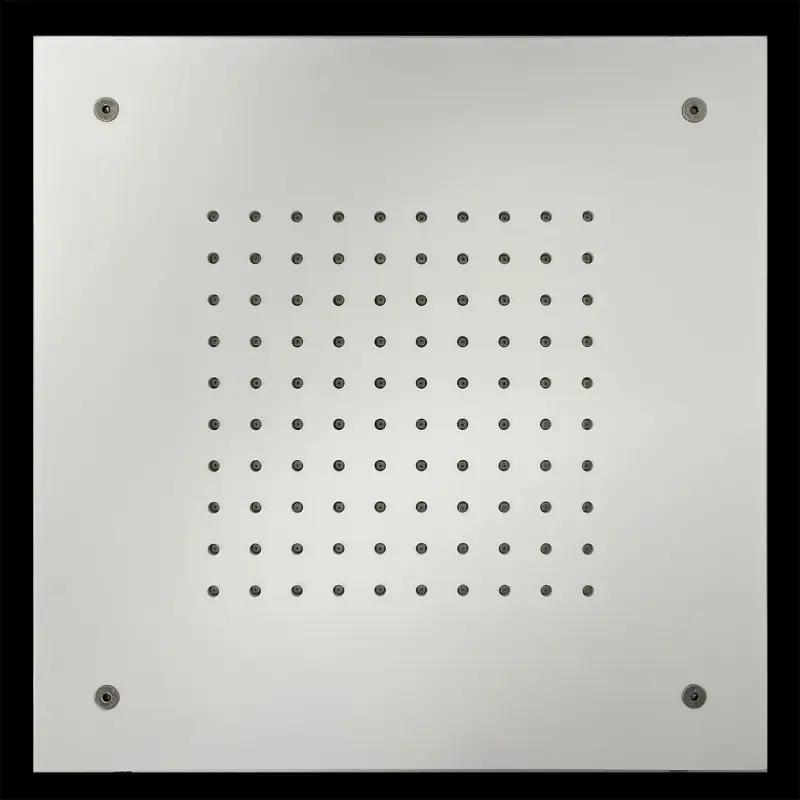 SB Rubinetterie ματ λευκή κοριαν επιφάνεια στερέων υλικών εντοιχισμένη τετράγωνη βροχή ντους κεφαλής του οροφής 30cm 1208954082