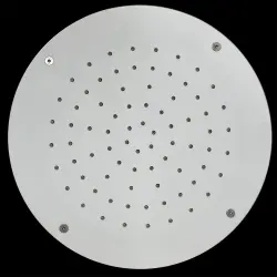SB Rubinetterie ματ λευκό corian solid surface εντοιχιζόμενη στρογγυλή κεφαλή οροφής ντους βροχής 25 cm 1208954085