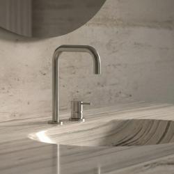 Waterevolution Flow 2-οπών μπαταρία νιπτήρα ανοξείδωτο ατσάλι T112HIE