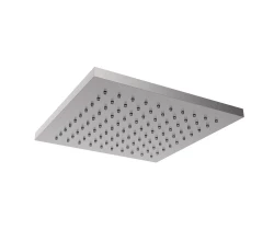 SB Square 316 Ντους κεφαλής 25x25cm από συμπαγές 316 βουρτσισμένο ανοξείδωτο ατσάλι