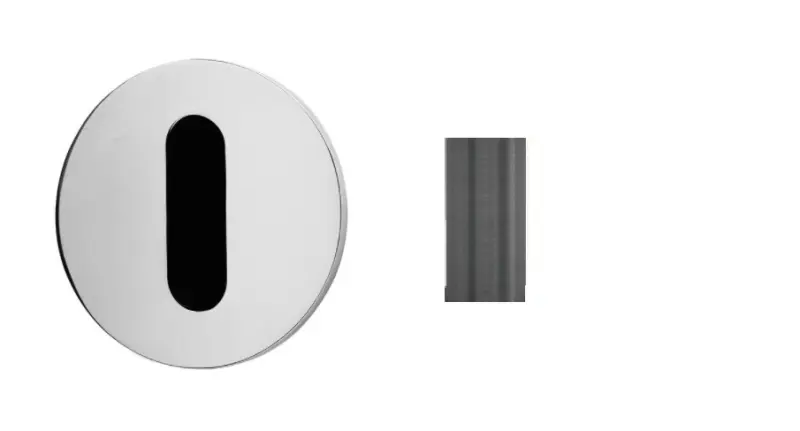 Water Evolution Flow εντοιχισμένη νιπτήρας με υπέρυθρο αισθητήρα, τροφοδοσία από το δίκτυο, PVD gun metal T118EEGME.