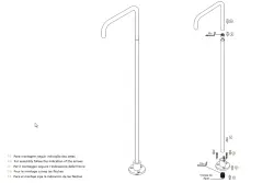 Water Evolution Flow ελεύθερη μπαταρία νιπτήρα με ρουξούνι PVD Βουρτσισμένος Χαλκός T1676CPE
