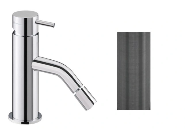 Η μετάφραση van de tekst naar het Grieks is: Waterevolution Flow μπαταρία μπιντέ PVD Gun Metal T120GME.
