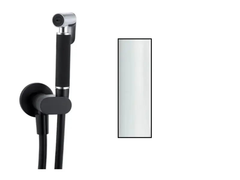 Ουάτερεβολούσιον Φλόου Μπιντέ σετ χειροκίνητου ντους Λευκό T1626BR