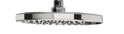 Η μετάφραση van de tekst naar het Grieks is: Waterevolution Flow κεφαλή ντους 250mm μαύρο ματ T164325PR.