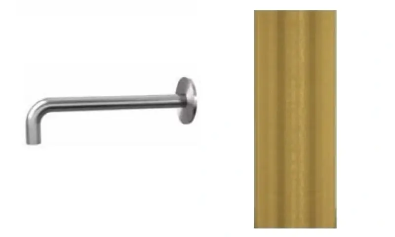 Water Evolution Flow μπανιέρα στόμιο βουρτσισμένο ορείχαλκο T167119LE μήκος στόμιου 19cm