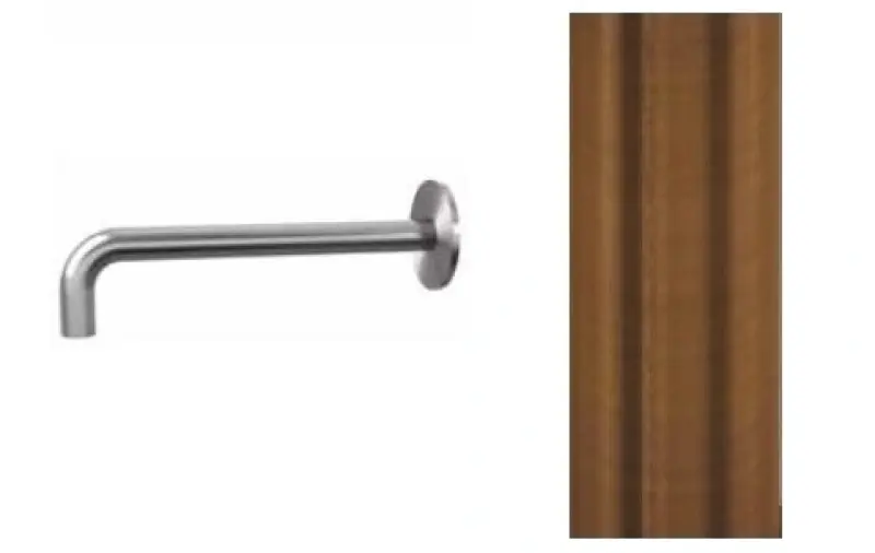 Waterevolution Flow βρύση μπάνιου 19cm PVD βουρτσισμένο χαλκό T167119CPE