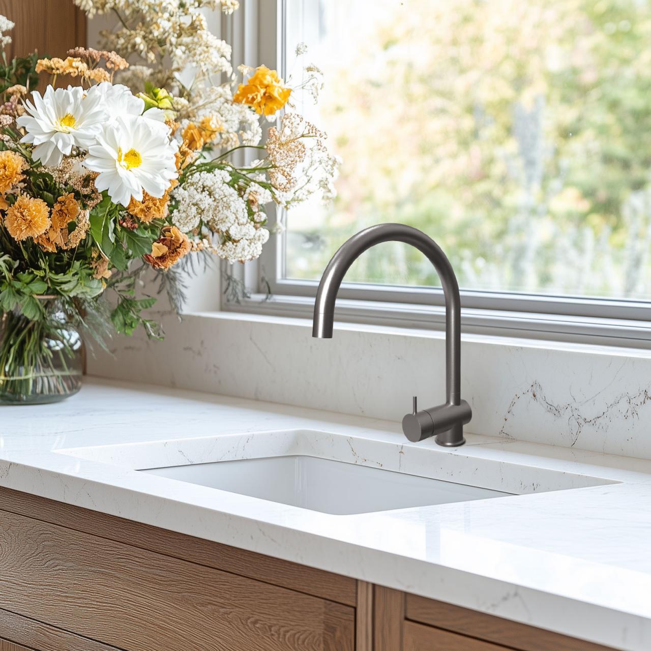 WaterEvolution Flow keukenmengkraan PVD Gun metal met uittrekbare uitloop T155GME

Ολλανδικά naar Grieks vertalen:
Βρύση κουζίνας WaterEvolution Flow PVD σε χρώμα Gun metal με αποσπώμενο στόμ