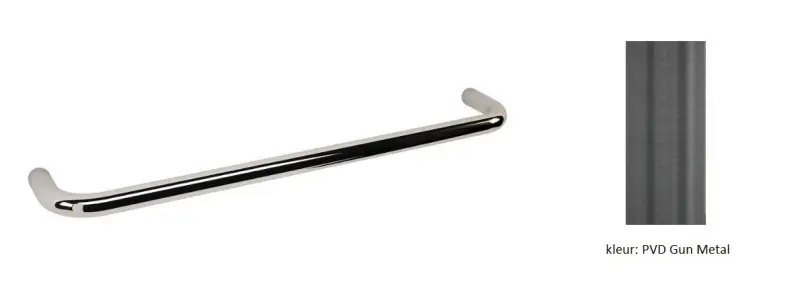 Εξέλιξη νερού ροή βάση για πετσέτες 35cm PVD Gun Metal A111GME