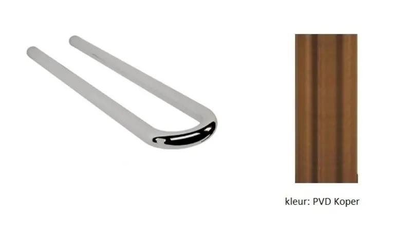 Waterrevolution flow πετσετοθήκη PVD βουρτσισμένο χαλκό A115CPE