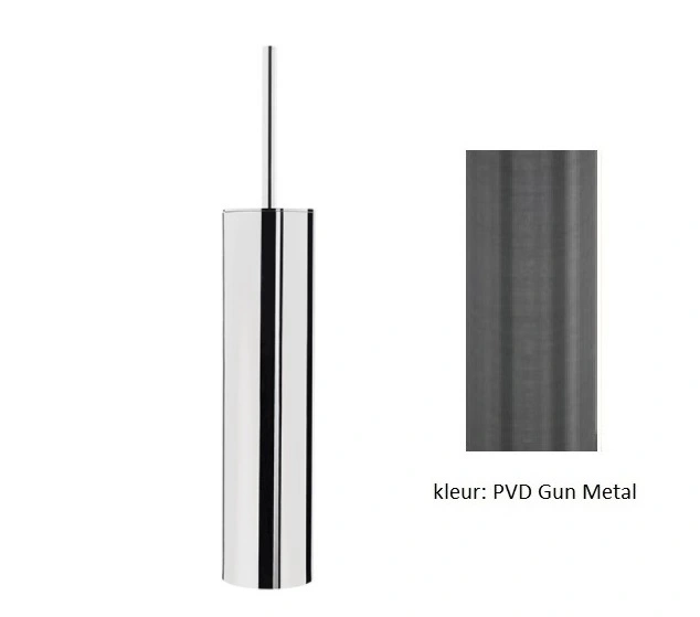 Waterrevolution Deep toiletborstelset staand PVD Gun Metal A240GME