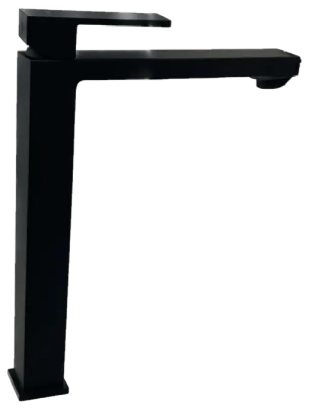 PB Kiki 1-οπών μπαταρία νιπτήρα υψηλής κατηγορίας για νιπτήρες, μαύρο ματ