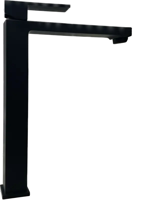 PB Kiki 1-οπών μπαταρία νιπτήρα υψηλής κατηγορίας για νιπτήρες, μαύρο ματ