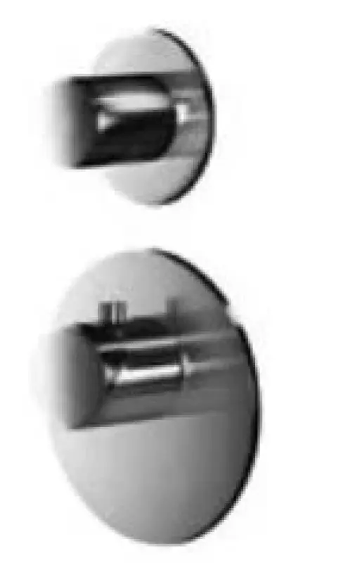 SB AESTHETICS Στρογγυλός εντοιχιζόμενος θερμοστατικός μίκτης με 1 έξοδο / διακόπτης χρωμίου 1208954897