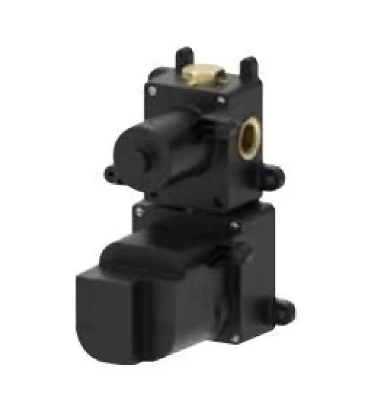 SB AESTHETICS Στρογγυλός εντοιχισμένος θερμοστατικός αναμικτήρας με 1 έξοδο / διακόπτης διακοπής ματ λευκό 1208954900