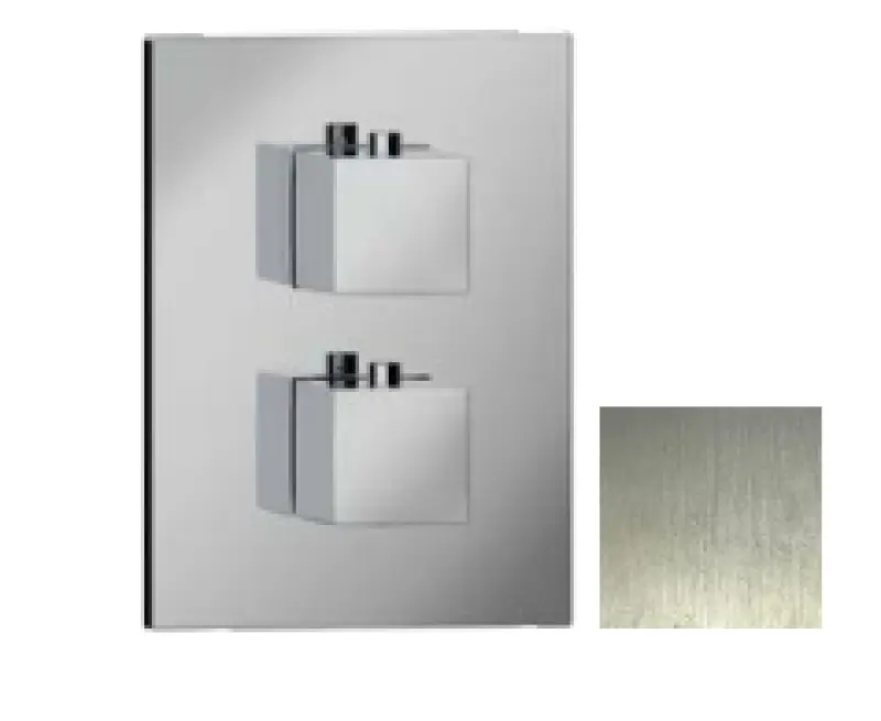 SB Universale Square Εντοιχισμένη θερμοστατική βρύση με 2 εξόδους RVS 1208955143