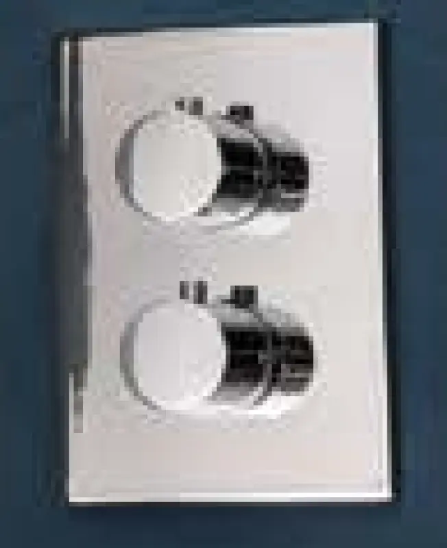 SB Universale Ορθογώνια Εντοιχισμένη Θερμοστατική Βρύση με 2 Εξόδους Χρώμιο 1208955152