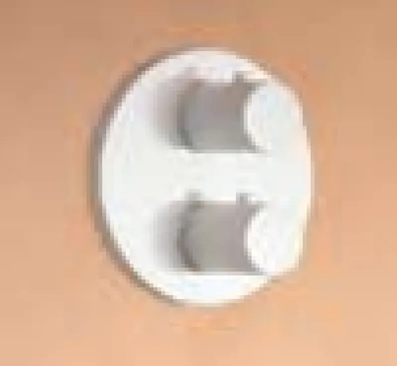 SB Universale Στρογγυλή Εντοιχισμένη θερμοστατική βρύση με 2 εξόδους ματ λευκή 1208955165