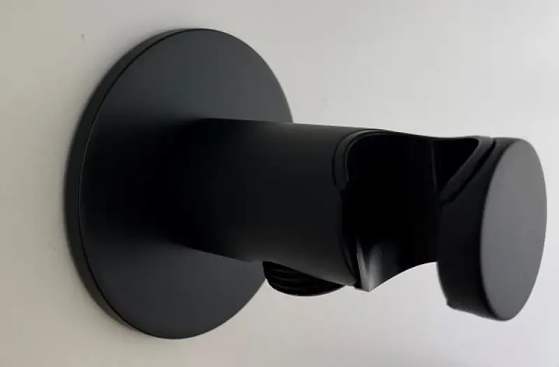 SB Rubinetterie Universale γάντζος ανάρτησης για χειροκίνητο ντους με παροχή νερού μαύρο ματ 1208955198