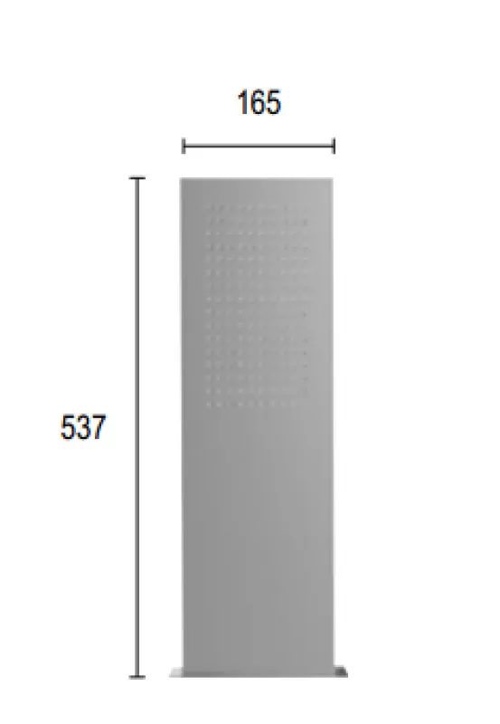 SB Square 316 Ντους βροχής με σύνδεση τοίχου, κύρια κεφαλή ντους PVD χαλκού 1208955333