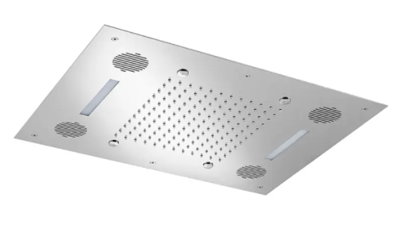 SB Sound & Colour Εντοιχιζόμενη Κεφαλή Ντουζ Με Ήχο Πλήρως Ανοξείδωτο Ατσάλι 1208955387