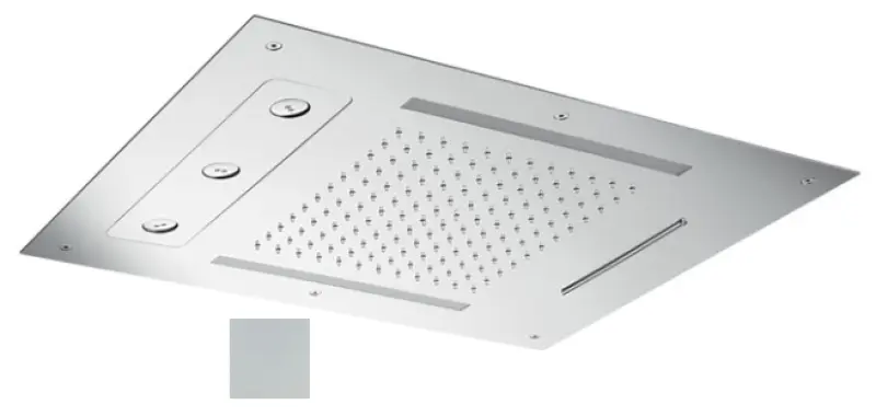 SB Spin Temptation Χρωματοθεραπεία Εντοιχισμένη Ντους Βροχής ματ λευκό 1208955417