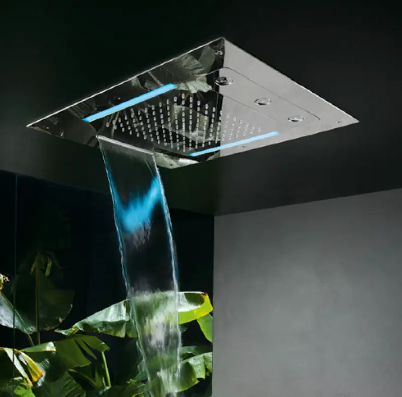 SB Spin Temptation Χρωμοθεραπεία Εντοιχιζόμενη Ντουζιέρα Βροχής σε PVD χαλκό 1208955418