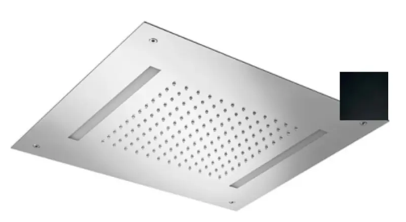 SB Easy Χρωματοθεραπεία Ενbouw Ντους Βροχής ματ μαύρο 1208955422