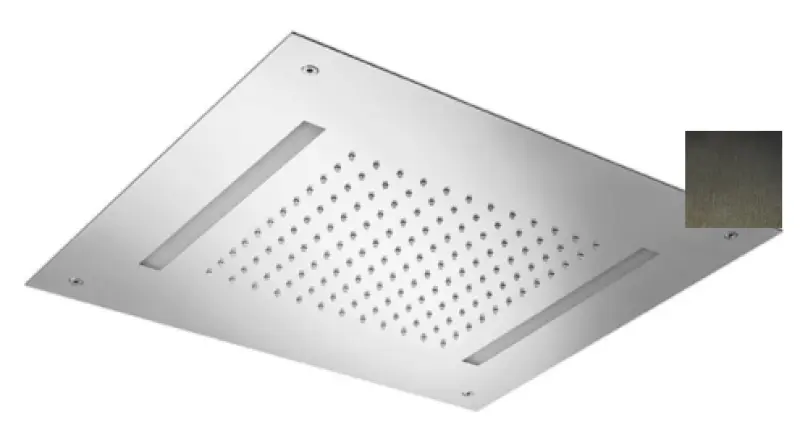 SB Easy Χρωματοθεραπεία Ενbouw Ντους Βροχής PVD gun metal 1208955426