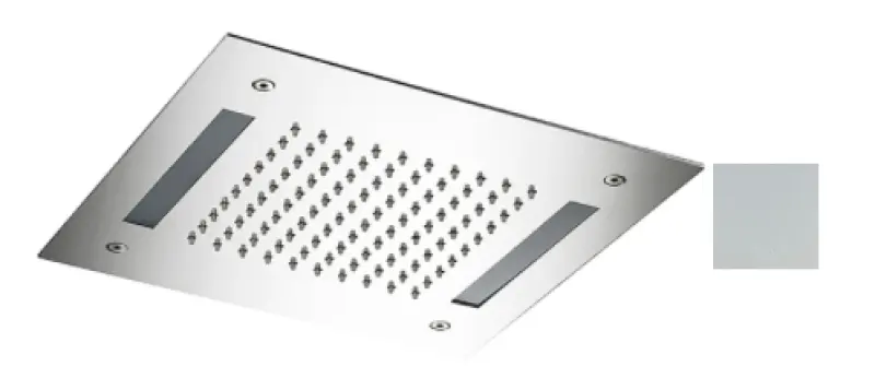 SB Easy Χρωματοθεραπεία Εντοιχιζόμενο Ντους Βροχής 30x30cm ματ λευκό 1208955429