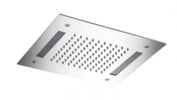SB Easy Εντοιχιζόμενο ντους βροχής 30x30cm πλήρως από ανοξείδωτο ατσάλι με φωτισμό 1208955436