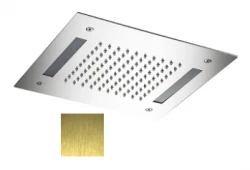 SB Easy Εντοιχιζόμενο Ντους Βροχής 30x30cm PVD Χρυσό με φωτισμό 1208955442