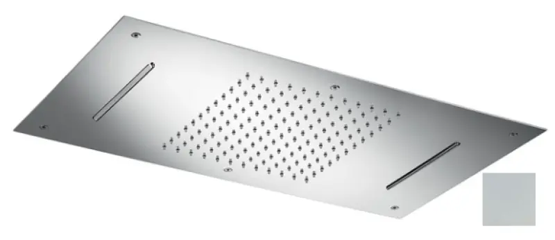 Ενσωματωμένο ντους βροχής SB Chromotherapy με διπλό καταρράκτη Ματ Λευκό 1208955458