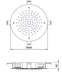 Η μετάφραση van technische of specifieke productnamen zoals "SB Round Chromotherapy Regendouche inbouw PVD Koper 1208955471" is meestal niet nodig omdat het om een merk- of productnaam gaat. 