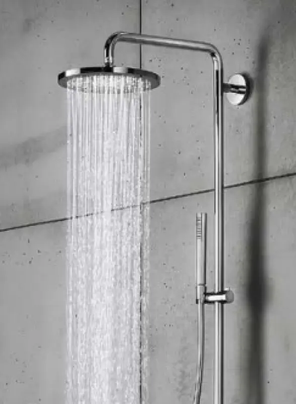 SB Οβάλ Ορειχάλκινη Κεφαλή Ντους Βροχής 20 εκ. Μαύρο Ματ 1208955603