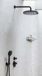 SB Round Ντους κεφαλής πλαστικό 30 εκ Ματ Λευκό 1208955614
