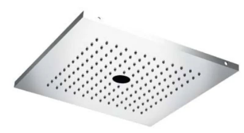 Ενσωματωμένο ντους βροχής SB με περιστρεφόμενο πίδακα 38cm τετράγωνο, εξ ολοκλήρου από ανοξείδωτο ατσάλι 1208955626.