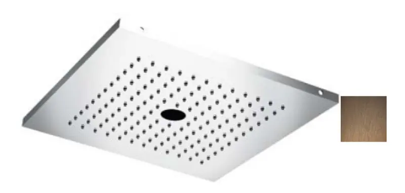 SB Ντους βροχής με περιστρεφόμενο πίδακα 38 cm τετράγωνο PVD Χαλκός 1208955630