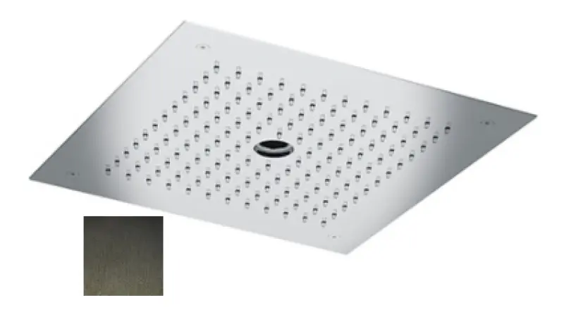 SB ενσωματωμένη οροφή ντους βροχής με icicle street 38x38cm PVD Gun Metal 1208955659