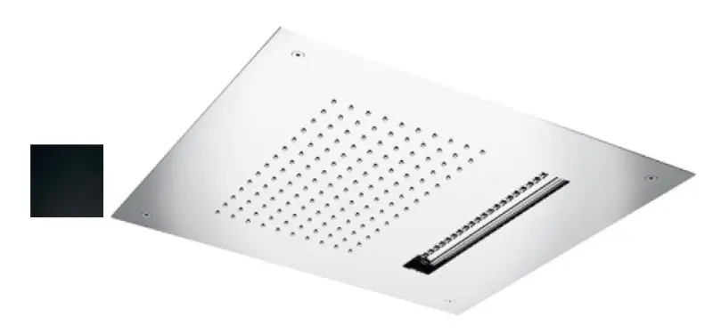 SB Wire Temptation XL Ενδοδαπέδιο ντους βροχής 2 ροών Μαύρο Ματ 1208955672