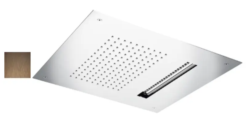 SB Wire Temptation XL Εντοιχιζόμενο Ντους Βροχής 2-ακτινών PVD Χαλκός 1208955676