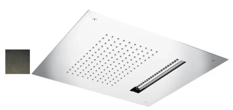SB Wire Temptation XL Εντοιχισμένη Ντους Βροχής με 2 Λειτουργίες PVD Gun Metal 1208955678